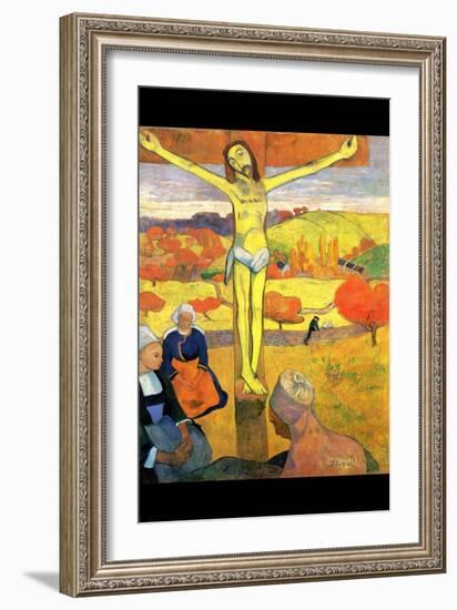 The Yellow Christ-Paul Gauguin-Framed Art Print