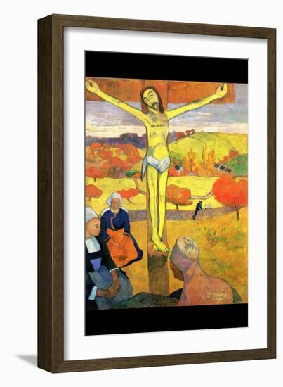 The Yellow Christ-Paul Gauguin-Framed Art Print