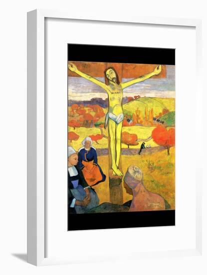 The Yellow Christ-Paul Gauguin-Framed Art Print