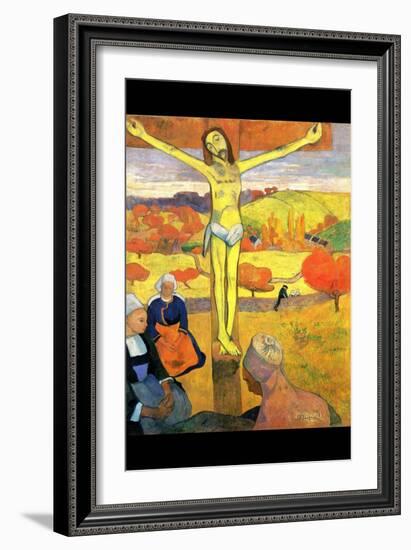 The Yellow Christ-Paul Gauguin-Framed Art Print