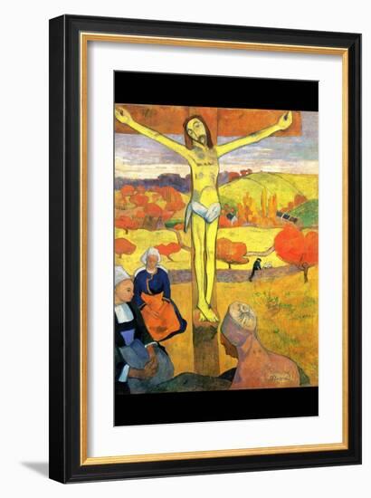 The Yellow Christ-Paul Gauguin-Framed Art Print