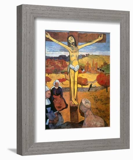 The Yellow Christ-Paul Gauguin-Framed Giclee Print