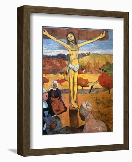 The Yellow Christ-Paul Gauguin-Framed Giclee Print