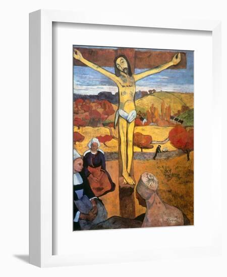 The Yellow Christ-Paul Gauguin-Framed Giclee Print