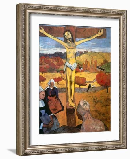 The Yellow Christ-Paul Gauguin-Framed Giclee Print