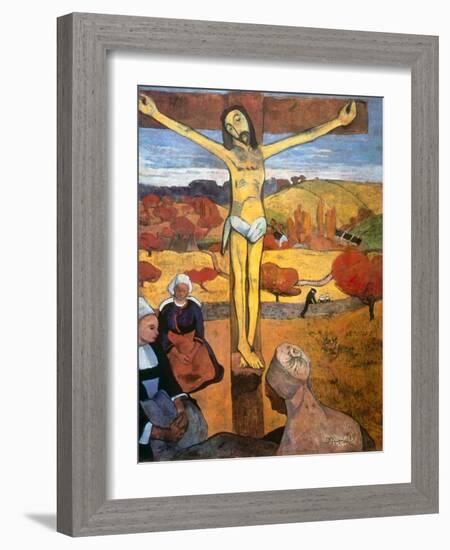 The Yellow Christ-Paul Gauguin-Framed Giclee Print