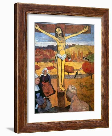 The Yellow Christ-Paul Gauguin-Framed Giclee Print