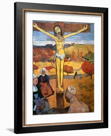 The Yellow Christ-Paul Gauguin-Framed Giclee Print