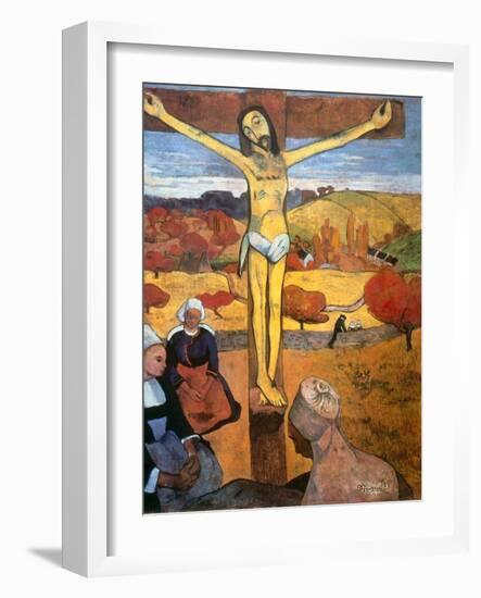 The Yellow Christ-Paul Gauguin-Framed Giclee Print