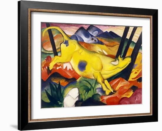 The Yellow Cow-Franz Marc-Framed Giclee Print