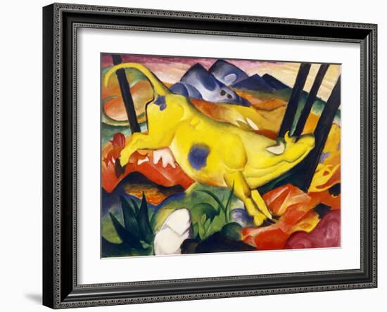 The Yellow Cow-Franz Marc-Framed Giclee Print