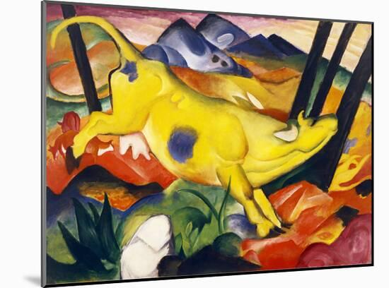 The Yellow Cow-Franz Marc-Mounted Giclee Print