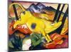 The Yellow Cow-Franz Marc-Mounted Giclee Print