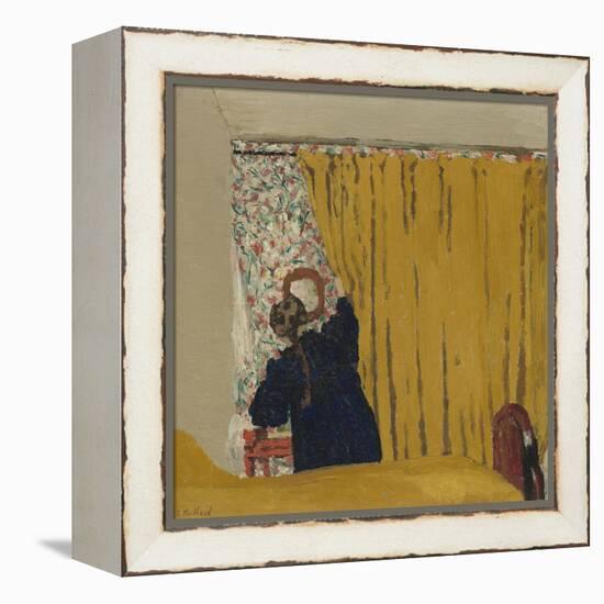 The Yellow Curtain, c.1893-Edouard Vuillard-Framed Premier Image Canvas