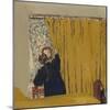 The Yellow Curtain, c.1893-Edouard Vuillard-Mounted Giclee Print