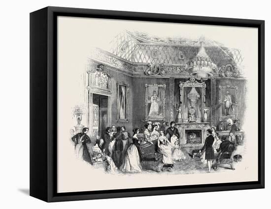 The Yellow Drawing Room, Buckingham Palace-null-Framed Premier Image Canvas