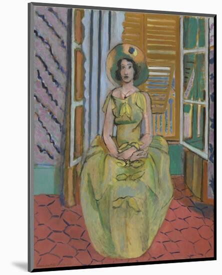 The Yellow Dress, 1929-31-Henri Matisse-Mounted Art Print