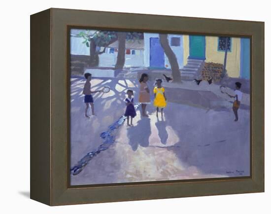 The Yellow Dress, Udaipur, India , 1990-Andrew Macara-Framed Premier Image Canvas