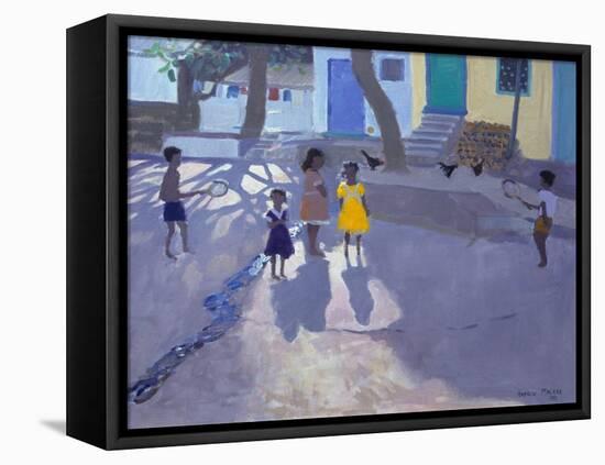 The Yellow Dress, Udaipur, India , 1990-Andrew Macara-Framed Premier Image Canvas