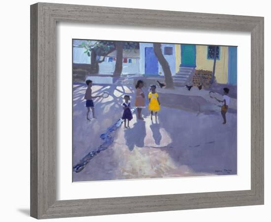 The Yellow Dress, Udaipur, India , 1990-Andrew Macara-Framed Giclee Print