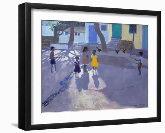 The Yellow Dress, Udaipur, India , 1990-Andrew Macara-Framed Giclee Print