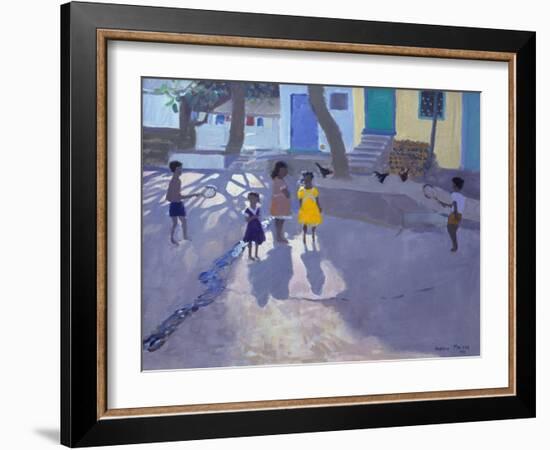 The Yellow Dress, Udaipur, India , 1990-Andrew Macara-Framed Giclee Print