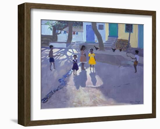 The Yellow Dress, Udaipur, India , 1990-Andrew Macara-Framed Premium Giclee Print