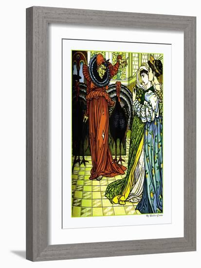 The Yellow Dwarf, The Sorcerer, c.1878-Walter Crane-Framed Art Print