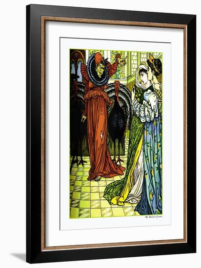 The Yellow Dwarf, The Sorcerer, c.1878-Walter Crane-Framed Art Print