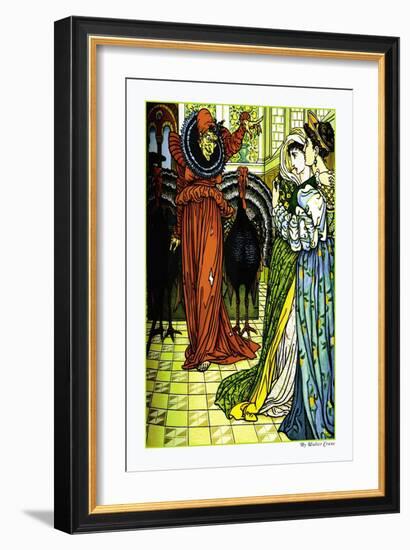 The Yellow Dwarf, The Sorcerer, c.1878-Walter Crane-Framed Art Print