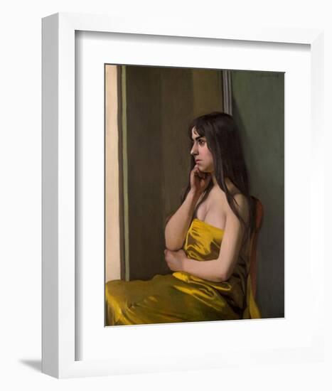The Yellow Fabric-Félix Vallotton-Framed Giclee Print