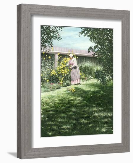 The Yellow Flowers-Kevin Dodds-Framed Giclee Print