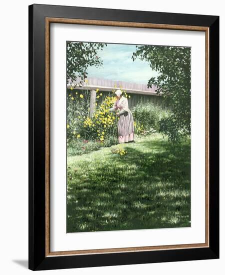 The Yellow Flowers-Kevin Dodds-Framed Giclee Print