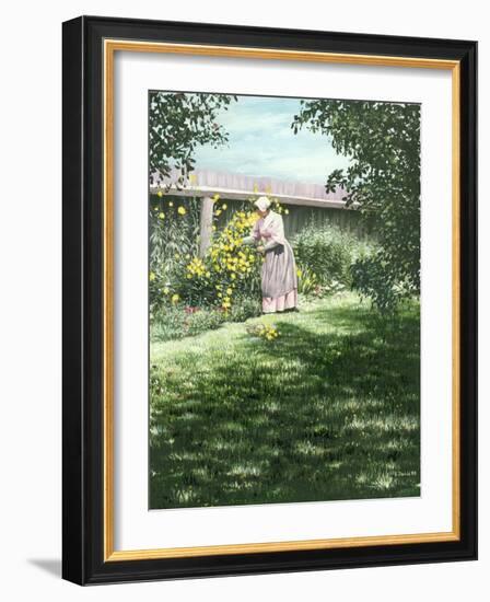 The Yellow Flowers-Kevin Dodds-Framed Giclee Print