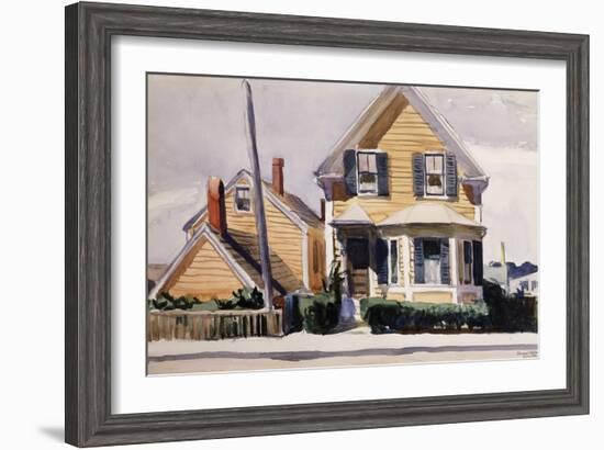 The Yellow House, 1923-Edward Hopper-Framed Giclee Print