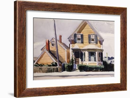 The Yellow House, 1923-Edward Hopper-Framed Giclee Print