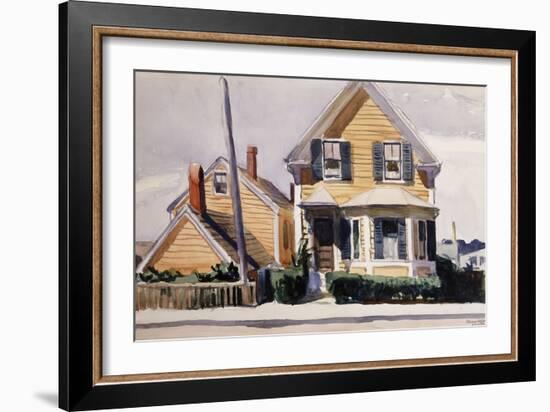 The Yellow House, 1923-Edward Hopper-Framed Giclee Print