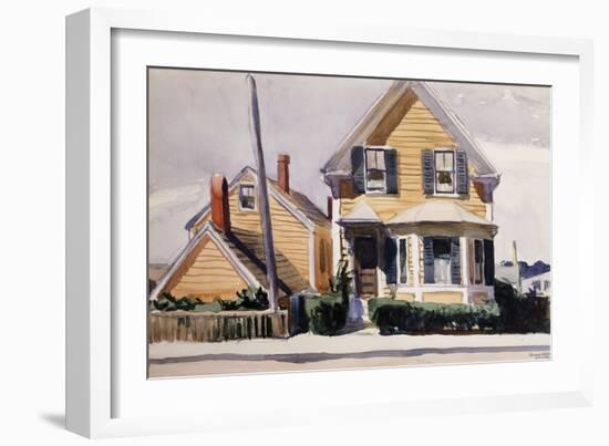 The Yellow House, 1923-Edward Hopper-Framed Giclee Print