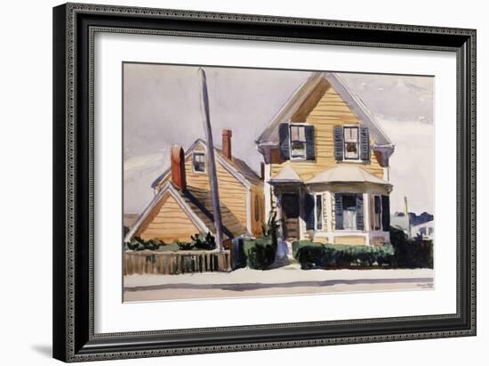 The Yellow House, 1923-Edward Hopper-Framed Giclee Print