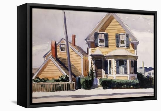 The Yellow House, 1923-Edward Hopper-Framed Premier Image Canvas