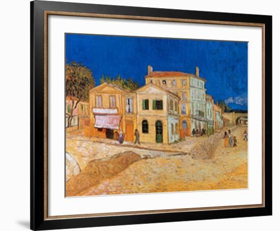 The Yellow House at Arles, c.1889-Vincent van Gogh-Framed Art Print