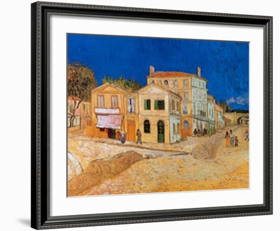 The Yellow House at Arles, c.1889-Vincent van Gogh-Framed Art Print