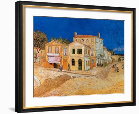 The Yellow House at Arles, c.1889-Vincent van Gogh-Framed Art Print