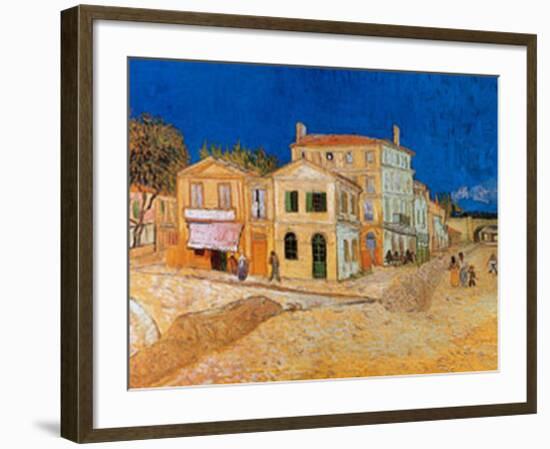 The Yellow House at Arles, c.1889-Vincent van Gogh-Framed Art Print