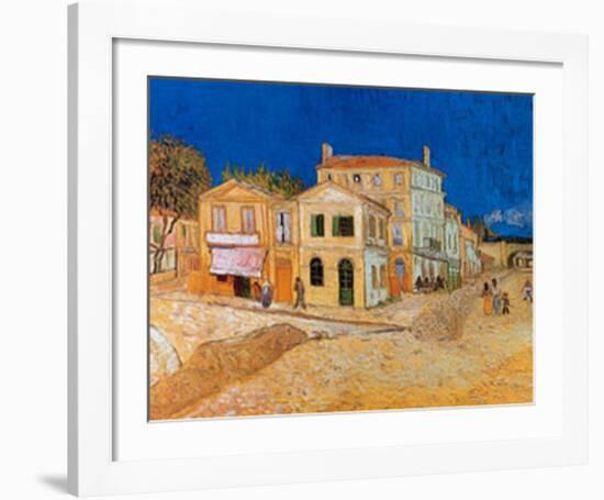 The Yellow House at Arles, c.1889-Vincent van Gogh-Framed Art Print