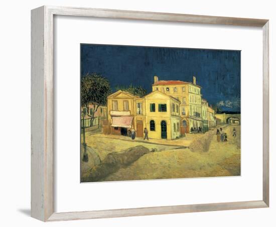 The Yellow House at Arles-Vincent van Gogh-Framed Art Print