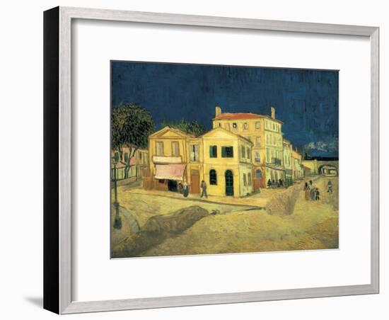 The Yellow House at Arles-Vincent van Gogh-Framed Art Print