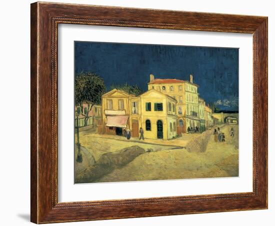 The Yellow House at Arles-Vincent van Gogh-Framed Art Print
