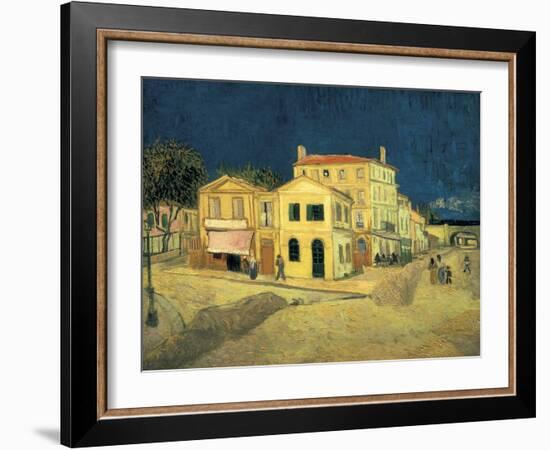 The Yellow House at Arles-Vincent van Gogh-Framed Art Print