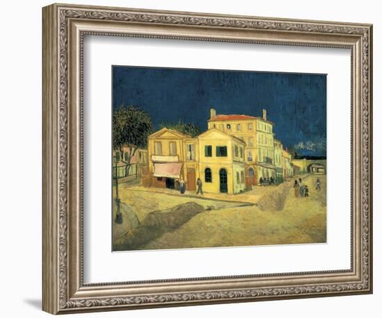 The Yellow House at Arles-Vincent van Gogh-Framed Art Print